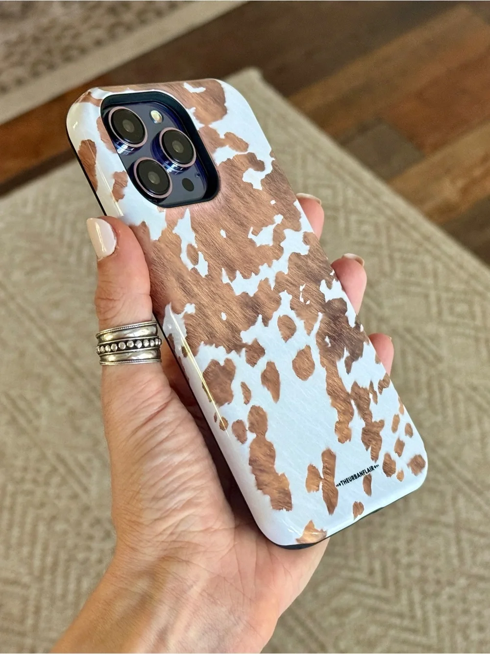 Southwest Cow Print MagSafe Tough Case for iPhone 14 Pro Max